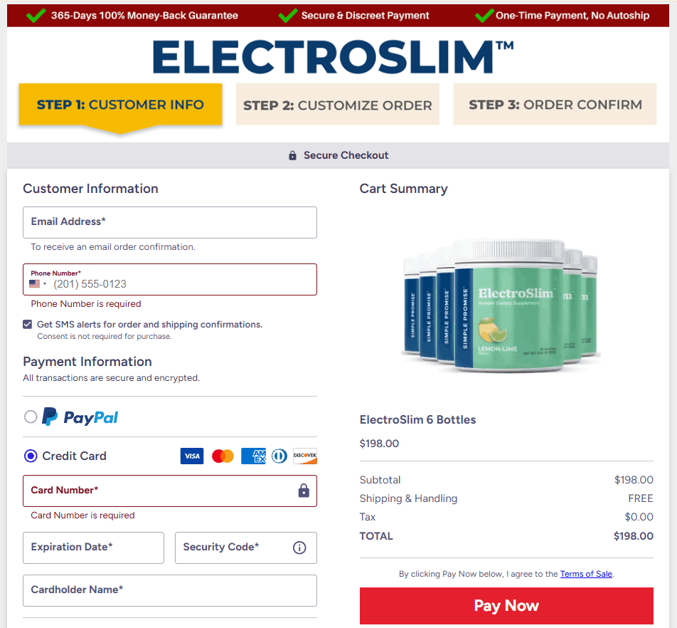 ElectroSlim order